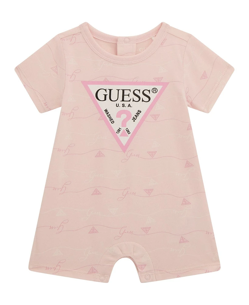 Guess Baby Girls Stretch Jersey One Piece