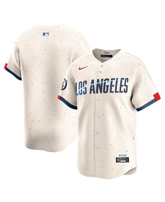 Nike Men's Cream Los Angeles Dodgers City Connect Limited Jersey