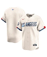 Nike Men's Cream Los Angeles Dodgers City Connect Limited Jersey