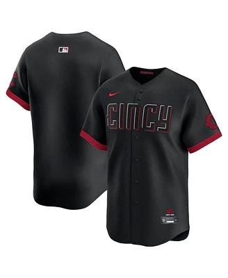 Nike Men's Black Cincinnati Reds City Connect Limited Jersey