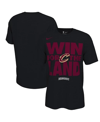Nike Men's and Women's Black Cleveland Cavaliers 2025 Nba Playoffs On-Court Mantra T-Shirt