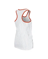 New Era Women's White Detroit Tigers Gameday Pinstripe Tank Top