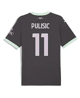 Puma Men's Christian Pulisic Charcoal Ac Milan 2024/25 Third Replica Player Jersey