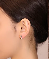Unwritten Peanuts Crystal Love Snoopy Earring Set
