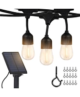 Ambience Pro 27 ft. Outdoor Solar Led 2-Watt String Lights with Warm White Hue