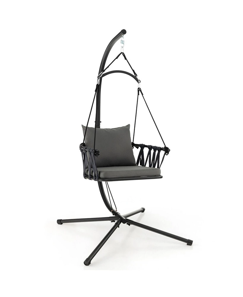 Hanging Swing Chair with Stand