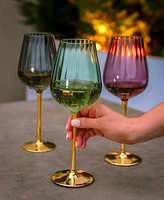 Qualia Glass Posh All Purpose Wine Glasses, Set of 2