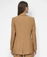 Dkny Women's Notched Collar One-Button Blazer