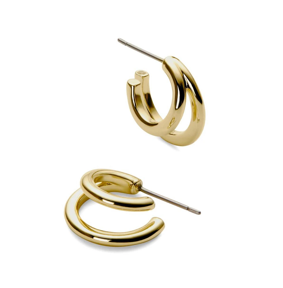 Ana Luisa - Double Hoop Earrings - Scarlett