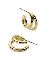 Ana Luisa Double Hoop Earrings Scarlett