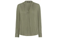 Olsen Women's Sparkle Stripe Tunic Blouse