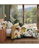 Bebejan Radiance Bedding 100% Cotton Sateen 5 Piece King Size Reversible Comforter Set
