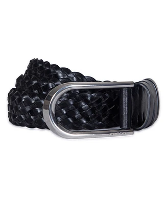 Michael Kors 32mm Braided Leather Belt