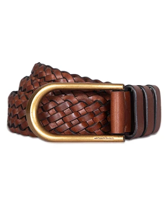 Michael Kors 32mm Braided Leather Belt