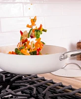 Alva Mobi 8-Piece Cream Nonstick Cookware Set - Non-Toxic Pfas/Ptfe/Pfoa-Free, Induction & Oven Compatible, Dishwasher Safe