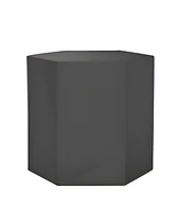 Modern Wood End Table with Sturdy Frame