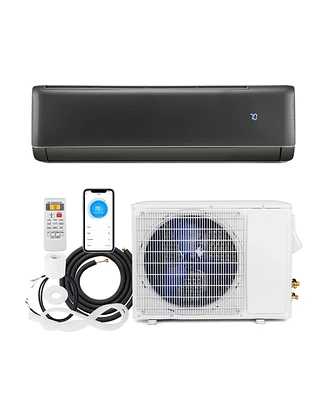 Energy Star Certified 12000 Btu 21 SEER2 208-230V Mini Split Air Conditioner and Heater Gray