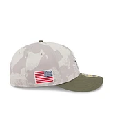 New Era Men's Light Beige/Olive Seattle Mariners 2025 Armed Forces Day Low Profile 59FIFTY Fitted Hat