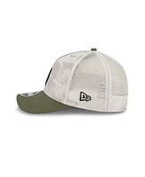 New Era Men's Light Beige/Olive Minnesota Twins 2025 Armed Forces Day 9FORTY M-Crown A-Frame Adjustable Hat