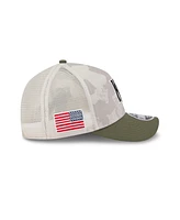 New Era Men's Light Beige/Olive Kansas City Royals 2025 Armed Forces Day 9FORTY M-Crown A-Frame Adjustable Hat
