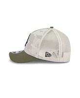 New Era Men's Light Beige/Olive Chicago White Sox 2025 Armed Forces Day 9FORTY M-Crown A-Frame Adjustable Hat