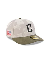 New Era Men's Light Beige/Olive Cleveland Guardians 2025 Armed Forces Day 59FIFTY Fitted Hat