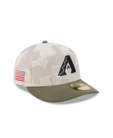 New Era Men's Light Beige/Olive Arizona Diamondbacks 2025 Armed Forces Day 59FIFTY Fitted Hat