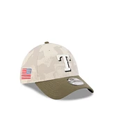 New Era Men's Light Beige/Olive Texas Rangers 2025 Armed Forces Day 39THIRTY Flex Hat