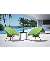 Modern Aluminum Round Accent Table – Perfect for Small Spaces