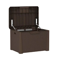 Patio Storage Box Brown 33 gal Pp