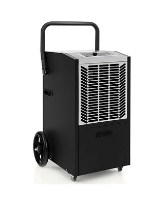 163 Pints Commercial Dehumidifier Crawl Space Dehumidifier with Pump and Drain Hose