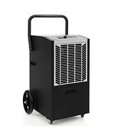 163 Pints Commercial Dehumidifier Crawl Space Dehumidifier with Pump and Drain Hose