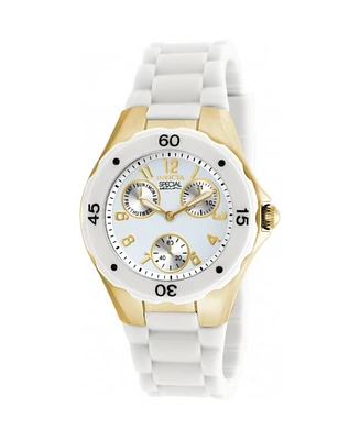 Invicta Women's 18796 Angel Quartz Chronograph White Dial Watch