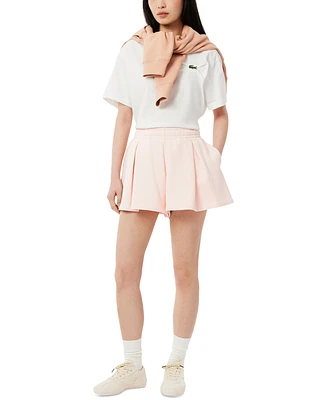 Lacoste Usa Women's Logo Sweat Shorts