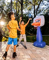 Franklin Sports Nerf AirHoop Kids Inflatable Basketball Hoop Set