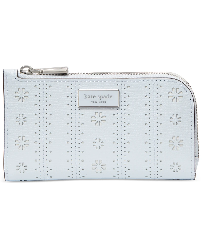 Kate Spade New York Devin Pointelle Leather Small Bifold Wallet