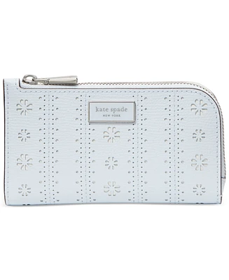 Kate Spade New York Devin Pointelle Leather Small Bifold Wallet