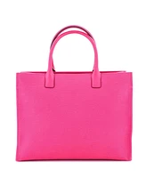 Pre-Owned Versace Large La Medusa Tote All Over Logo Canvas