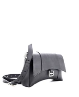 Pre-Owned Balenciaga Small Downtown Soft Hourglass Shoulder Bag Leather