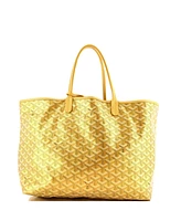 Pre-Owned Goyard Pm Saint Louis Tote Precious Metals Coated Canvas