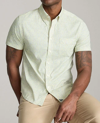 UNTUCKit Men's Regular Fit Wrinkle-Free Performance Ivers Short Sleeve Button Up Shirt
