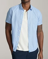UNTUCKit Men's Slim Fit Wrinkle-Free Performance Crofton Short Sleeve Button Up Shirt