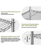 36" 5 Tier Chrome Wire Shelf