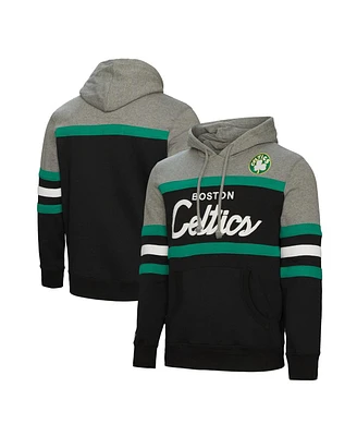 Mitchell & Ness Men's Black Boston Celtics Head Coach Pullover Hoodie