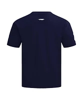 Pro Standard Men's Navy New York Yankees Turn It Up Dropped Shoulder T-Shirt