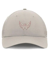 Fanatics Women's Tan Washington Capitals Authentic Pro Road Trucker Adjustable Hat