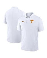 Nike Men's White Tennessee Volunteers Primetime Victory Primary Logo Performance Polo Shirt
