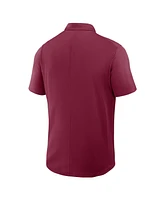 Nike Men's Garnet Florida State Seminoles Primetime Victory Primary Logo Performance Polo Shirt