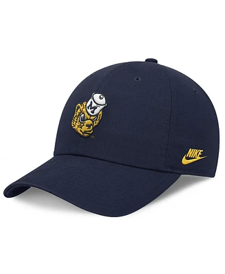 Nike Men's Navy Michigan Wolverines Club Swoosh Performance Adjustable Hat
