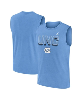 Jordan Men's Carolina Blue North Tar Heels Primetime Tricode Legend Performance Tank Top